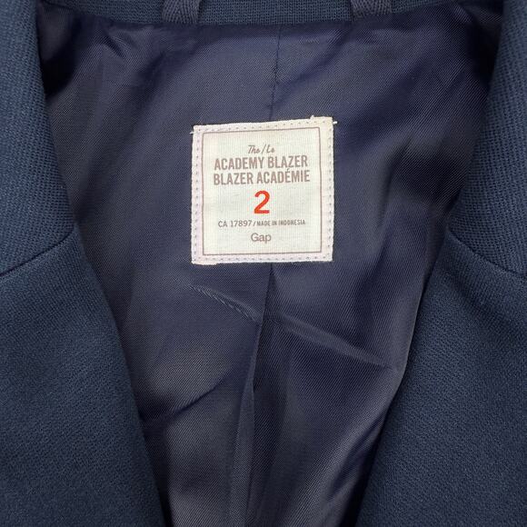 GAP The Academy Ponte Blazer Navy Uniform Size 2 - Picture 5 of 8